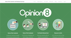 Desktop Screenshot of about.opinion-8.com